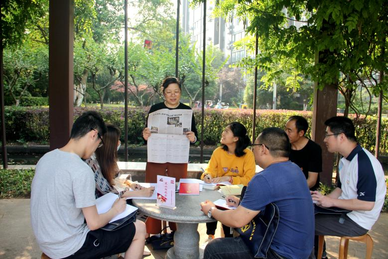 驻宁流动党员联合党委鼓韵堂党支部开展线下活动